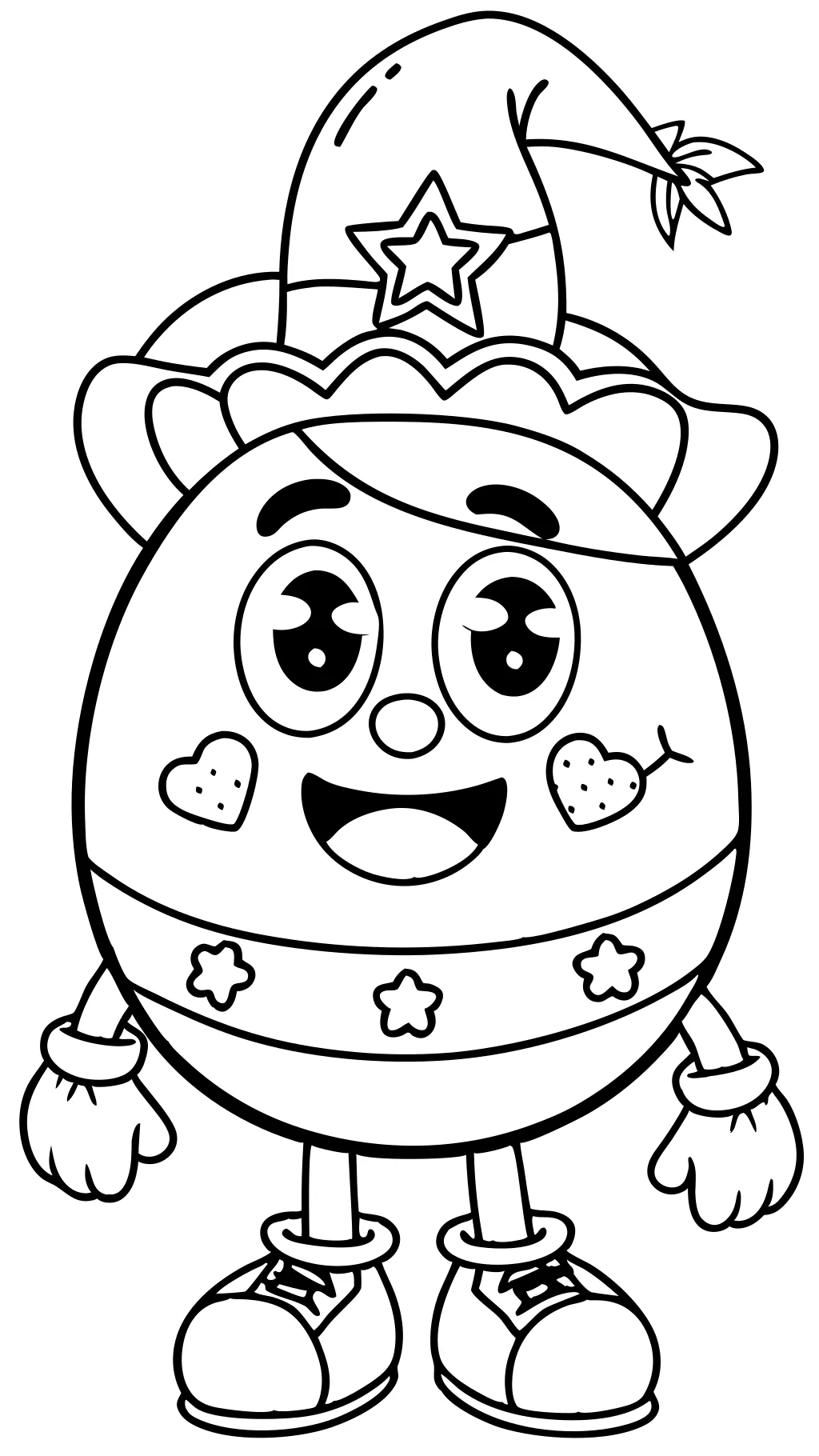 Rainbow Friends Coloring Pages Orange